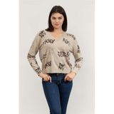 Dkny V Yaka T-Shirt Çok Renkli, M, DJ5R0645, Çok Renkli, Kadın