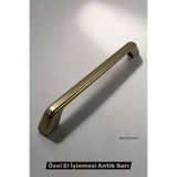 DKSDİZAYN 160mm Ebru - Antik Sarı Eskitme - 1. Sınıf METAL Mobilya Çekmece Mutfak Dolap Kulpu Kulp Lux Kulp