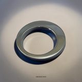 DKSDİZAYN 5 Adet 32 Halka Krom Dolap Kulpu – 32 mm Iki Vida Arası Ağır Metal Dekoratif Halka Kulp - 32mm