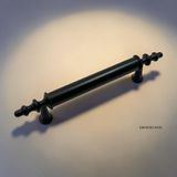 DKSDİZAYN 5 Adet Ezgi Düz Siyah Dolap Kulpu – Metal Ayaklı Alüminyum Modern Mobilya Kulpu (96 / 128 / 160 / 192 Mm) - 96mm