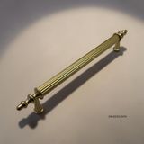 DKSDİZAYN 5 Adet Ezgi Mat Altın Çizgili Dolap Kulpu – Metal Ayaklı Alüminyum Modern Mobilya Kulpu (96 / 128 / 160 Mm) - 160mm