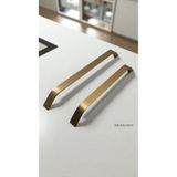 DKSDİZAYN Eşahin 160 Mm Mat Altın Mobilya Çekmece Mutfak Dolap Kulpu Kulbu Alüminyum Premium Mat Altın Kulp
