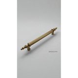 DKSDİZAYN Ezgi Mat Altın 128 MM Mobilya Çekmece Dolap Kulpu Zamak ve Alüminyum Premium Kalite Mat Kulp