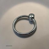 DKSDİZAYN Halka Sarkaç Krom Dolap Kulpu, Metal, Tek Vidalı, Modern Lüks Stil, 160 mm Eksen Aralığı, 5 Adet