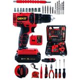 DKT2069 Darbeli Çift Motor Turbo Şarjlı Entegreli Çift Akülü Şarjlı Vidalama Matkap 58V + Full Set