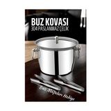 Dktt Buz Kovası 304 Paslanmaz Çelik ve Buz Maşası Seti Buz Termosu