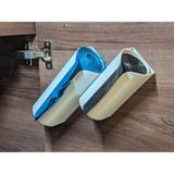 Dlc 3d Design 2 Adet Çöp Poşeti Haznesi 16CM-12CM Yapışkanlı Düzenleyici Aparat Tutucu Dayanıklı Plastik