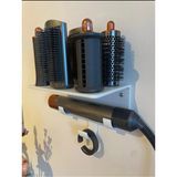 Dlc 3d Design Dyson Airwrap Uyumlu Düzenleyici Stand, Saç Şekillendirici Organizer Standı, Duvara Monte - Beyaz