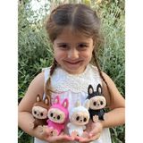 Dlc 3d Design Labubu Figür, 4'lü Set Labubu Figürü, Sevimli Hayelet Labubu 10 cm Renk Seçeneği Mevcut - Set 1