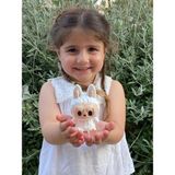 Dlc 3d Design Labubu Figür, Labubu Figürü, Sevimli Hayelet Labubu 10 cm 1 Adet - Beyaz
