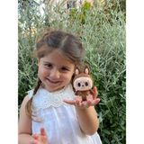 Dlc 3d Design Labubu Figür, Labubu Figürü, Sevimli Hayelet Labubu 10 cm 1 Adet - Kahverengi