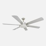 Dlc Grecale 148 cm Mat Krom Led Tavan Vantilatörü