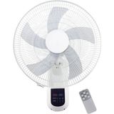 Dlc Group Beyaz Duvar Vantilatörü 50 Watt FW-40-019RWH Kumandalı 40 cm Ayarlanabilir Hız ve 5 Kollu Pervane