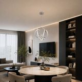 Dlc Kiev Led Krom Tek Top 3 Renkli Sarkıt Avize