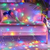 Dlc Solar Işık Zinciri Rgb 100 Led Aydınlatma
