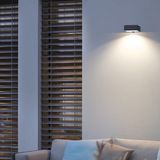 Dlc Solar Siyah Led Sensörlü Kare Aplik