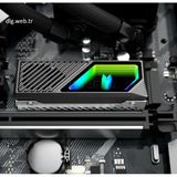 Dlg Argb Senkron Işıklı M.2 Nvme Ssd Soğutucu - Siyah Renk Özel Seri