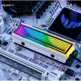 Dlg Argb Senkronize M.2 Nvme Ssd Soğutucu - Beyaz Renk