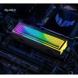 Dlg Argb Senkronize M.2 Nvme Ssd Soğutucu - Siyah Renk