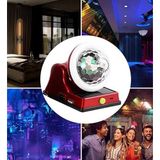 DLK-2030 Solar Şarjlı Taşınabilir Disko Topu, 360° Dönen RGB LED Işık, Parti, Ev ve Kamp Uyumlu