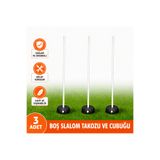 DLKSPORT SLALOM TAKOZU VE SLALOM ÇUBUĞU 3 ADET