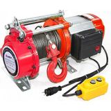 Dlmax 750-1500KG Elektrikli Vinç 3 KW 1,5 Ton Kaldırma Kapasitesi Halatlı Kaldıraç