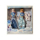 DLN Karlar Ülkesi Frozen Şarkı Söyleyen Elsa Ve Anna 2'li Bebek Kız Cocuk Erkek Cocuk Oyuncak Egitici O