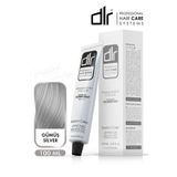 DLR Color Kalıcı Saç Boyası 60ml Gümüş (SİLVER) - Yoğun Beyaz Kapatma-Renk ve Parlaklık!