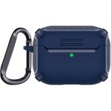 Dlrcase Apple Airpods Pro 2 Kılıf Sert Armor Karbon Görünüm A26 Lacivert