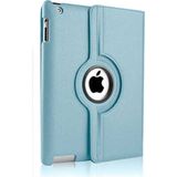 Dlrcase Apple iPad 2 3 4 Uyumlu Kılıf Kapaklı Standlı 360 Dönebilen Koruma Dn2 Mavi