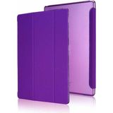 Dlrcase Apple iPad 6 Air 2 Uyumlu Kılıf Smart Cover Kapaklı Standlı Uyku Modlu Sm1 Mor