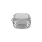 Dlrcase Samsung Galaxy Buds Live Kılıf Transparan Kancalı Silikon SF14 Antrasit