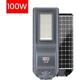 Dls 100W Profesyonel Solar Sokak Armatürü Tüm Gece Aydınlatma Güneş Enerjili SLR-102-100-01 - Beyaz