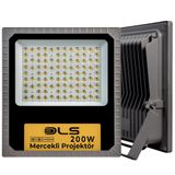 DLS 200W Led Projektör Park Bahçe Çevre Site Bina Tabela Dış Mekan Led Lamba