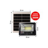 DLS 300W Güneş Enerjili Solar LED Projektör Harici Solar Panelli, 5 Metre Kablolu, Hareketli Konsoll