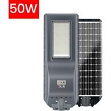 Dls 50W Profesyonel Solar Sokak Armatürü Tüm Gece Aydınlatma Güneş Enerjili SLR-102-50-01 - 6500K - Beyaz İşık