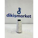 dm dikişmarket 150 Denye Polyester Ip 1 adet beyaz Overlok Makinası Için uygundur - set1