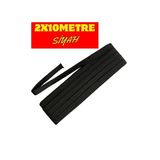 Dm Dikişmarket 2 Adet 0.80 Cm Bel Lastiği Yassı Lastik Paça Don Lastiği 10Metre X 2 Siyah