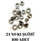 dm dikişmarket 24 No Kuşgözü (100 Adet )Tulumba El Presi Makinasına Uyumludur - kuşgözüno24