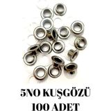 dm dikişmarket 5 No Kuş Gözü (100 Adet )Tulumba El Presi Makinasına Uyumludur - kuşgözüno5