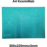 dm dikişmarket A4 Kesim Matı 300x220mmx3mm