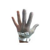 Dm Dikişmarket Çelik Eldiven Koruyucu Çelik Eldiven /Kasap Eldiveni Kesilmez Çelik Eldiven Paslanmaz Metal 3 Parmak Small