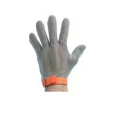 Dm Dikişmarket Çelik Eldiven Koruyucu Çelik Eldiven /Kasap Eldiveni Kesilmez Çelik Eldiven Paslanmaz Metal 5 Parmak Xlarge