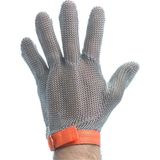 dm dikişmarket Çelik Eldiven Koruyucu Çelik Eldiven /kasap Eldiveni Kesilmez Çelik Eldiven Paslanmaz Metal - Gri - XL