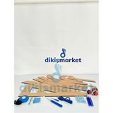 Dm Dikişmarket Dikiş Başlangıç Seti Rigalı Set (7li Riga /10 adet maşa /siperli mıknatıs/ Çıt Makas/ Mezura/ Küçük, Büyük ilik Açıcı/ ısı ile uçan kalem/siyah-beyaz ip) - RİGALI SET 3