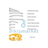 Dm Dikişmarket Dikiş Cetvel Setleri - Riga Takımı - Riga Cetveli - Riga Seti - Cetvel Seti Set 4
