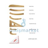 Dm Dikişmarket Dikiş Cetvel Setleri - Riga Takımı - Riga Cetveli - Riga Seti - Cetvel Seti Set 6