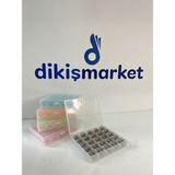 dm dikişmarket Dikiş Makinası Masura 25 Adet - siyah