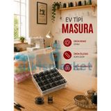dm dikişmarket Dikiş Makinası Masura 25 Adet - siyah