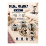 dm dikişmarket Ev Tipi Aile Dikiş Makinesi Metal Masura 5 adet